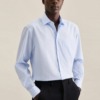 buegelfreies popeline business hemd in comfort mit kentkragen uni 9