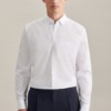 buegelfreies popeline business hemd in regular mit button down kragen uni