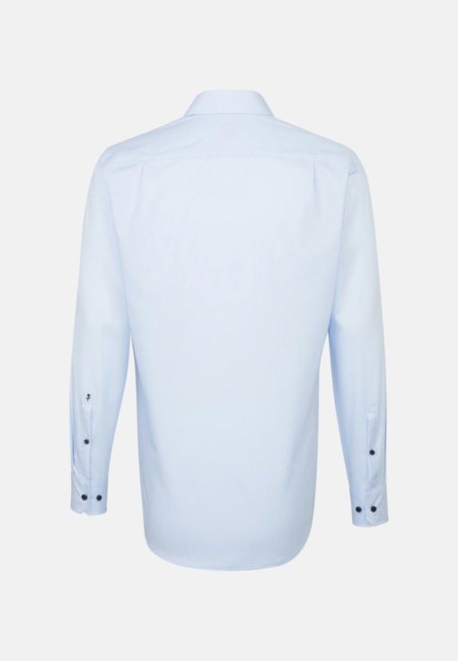 Bügelfreies Popeline Business Hemd in Regular fit mit Kentkragen und extra langem Arm Uni