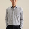 buegelfreies popeline business hemd in shaped mit kentkragen karo 2