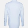 buegelfreies popeline business hemd in shaped mit kentkragen und extra langem arm uni 10