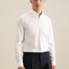 buegelfreies popeline business hemd in slim mit button down kragen uni 1