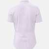 buegelfreies struktur kurzarm business hemd in shaped mit kentkragen uni 7