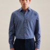 popeline business hemd in regular mit kentkragen und extra langem arm paisley 1