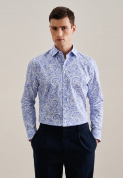 popeline business hemd in shaped mit kentkragen paisley 4