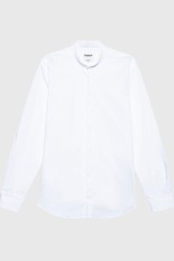 stand up collar white